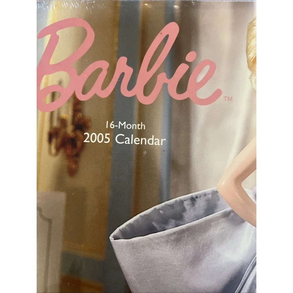 VINTAGE Barbie‎ Fashion Model Collection 16 Mo 2005 Calendar SEALED